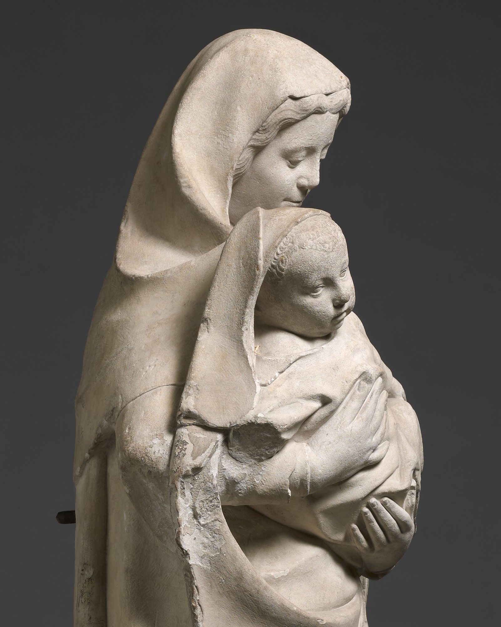 Vierge d’Intercession, Attributed to Jean de la Huerta (active 1431 –1462), France, Burg