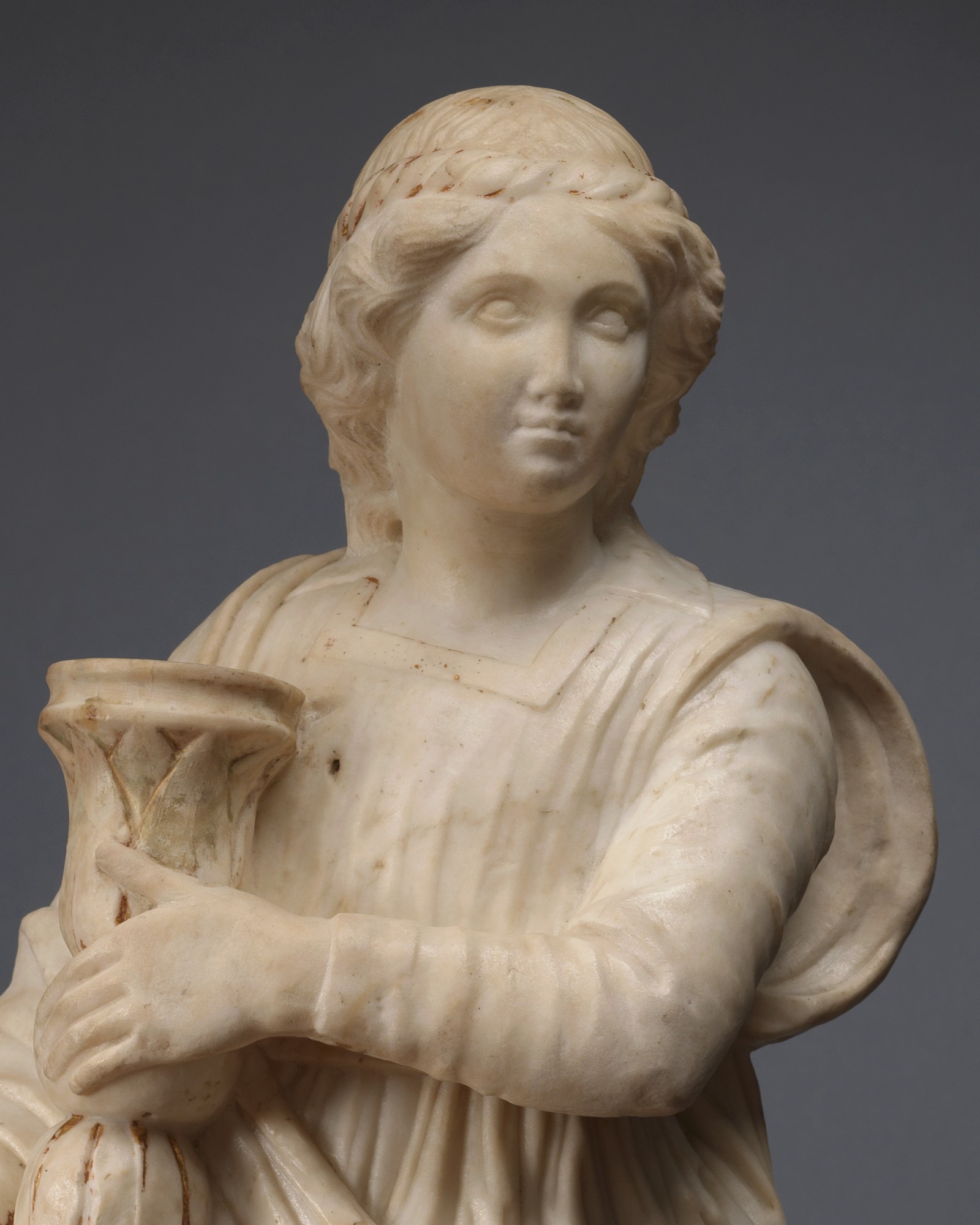 Angel Holding Candlestick, Circle of Domenico Gaggini (Bissone c. 1425 – 1492 Palmer