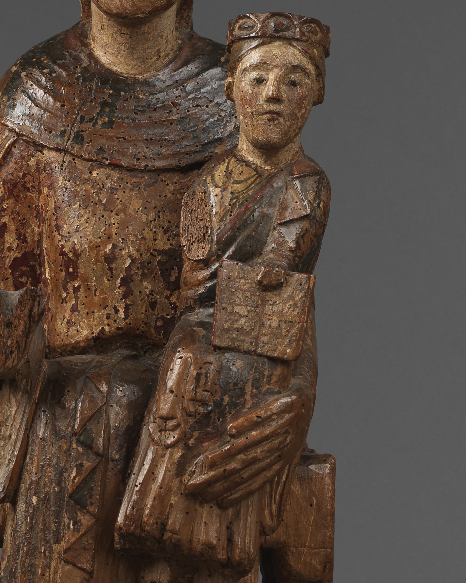 Enthroned Virgin and Child, Sedes Sapientiae, Eastern France, last quarter 12th century