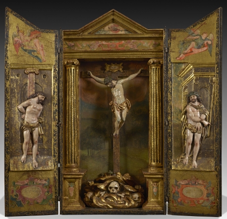 Altarpiece with scenes of the Passion, Juan de Anchieta(Azpeitia, Guipúzcoa, c. 1533 – 