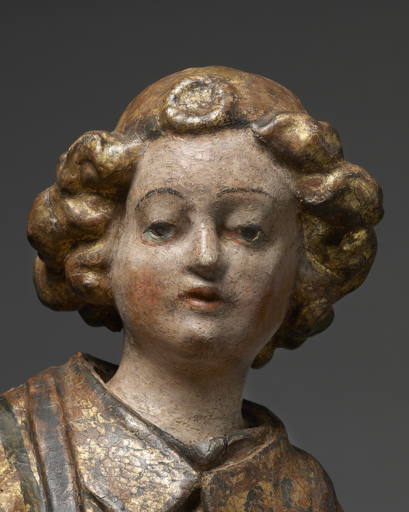 Angel with Tambourine, Italy, Lombardy, mid 15th century