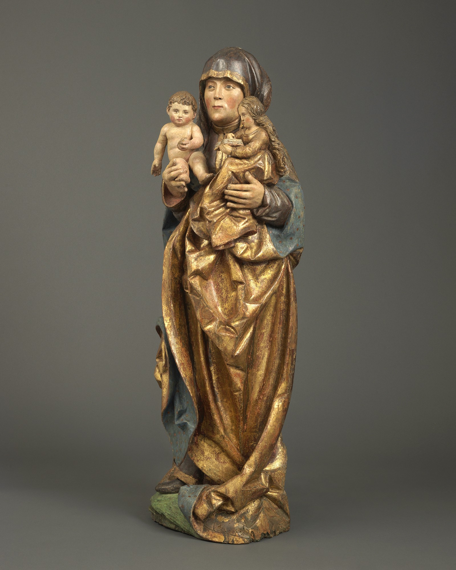 Anna Selbdritt, Southern Germany, Ulm, or Switzerland, Lucerne,c. 1520