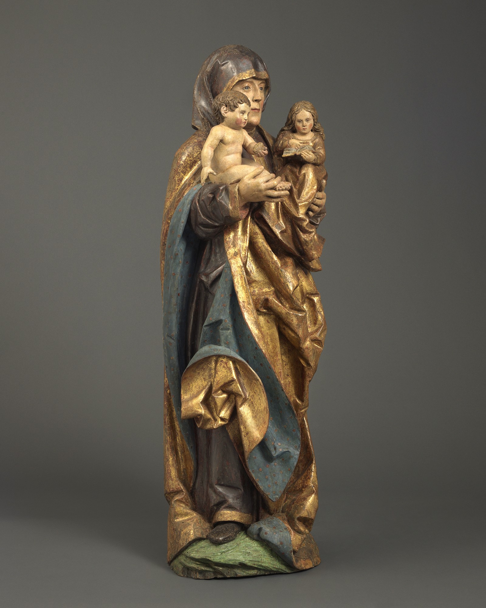 Anna Selbdritt, Southern Germany, Ulm, or Switzerland, Lucerne,c. 1520