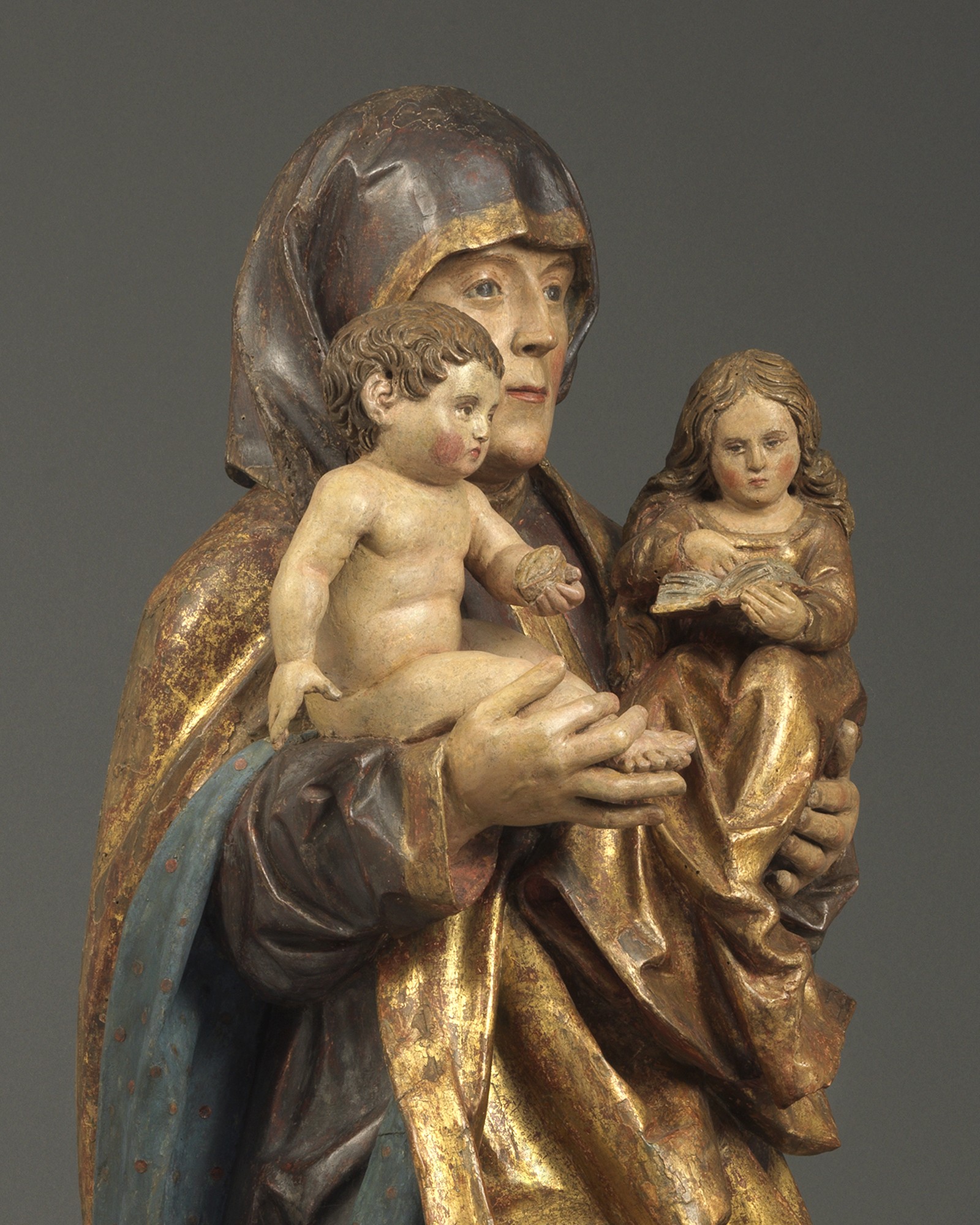 Anna Selbdritt, Southern Germany, Ulm, or Switzerland, Lucerne,c. 1520