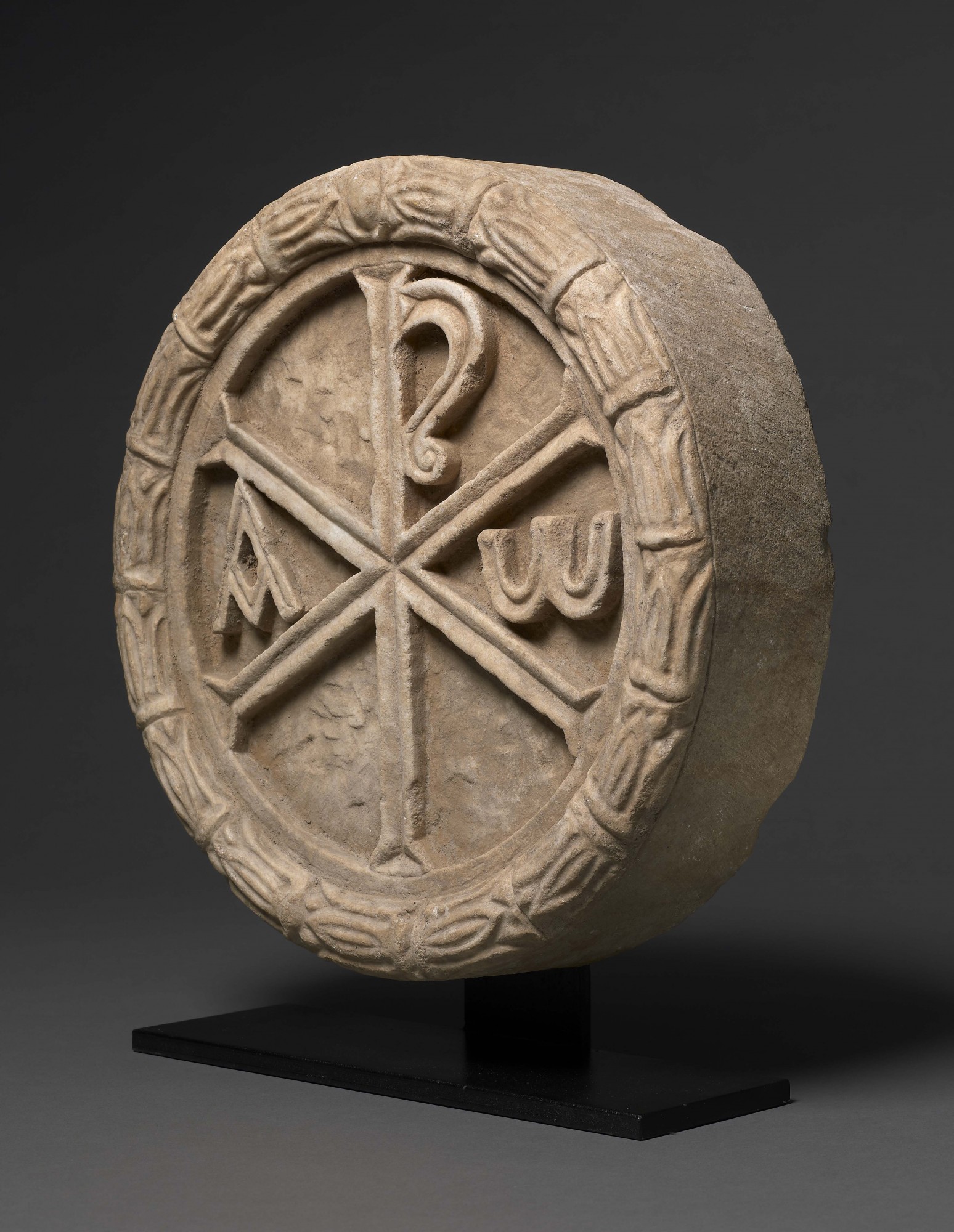 Roundel with Chi Rho, Byzantine, 5th – 6th century