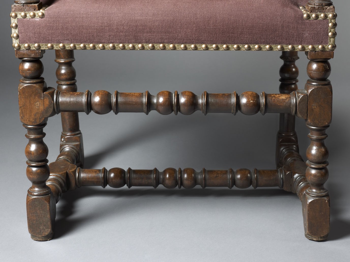A Pair of Louis XIII Fauteuils, France, first half 17th century