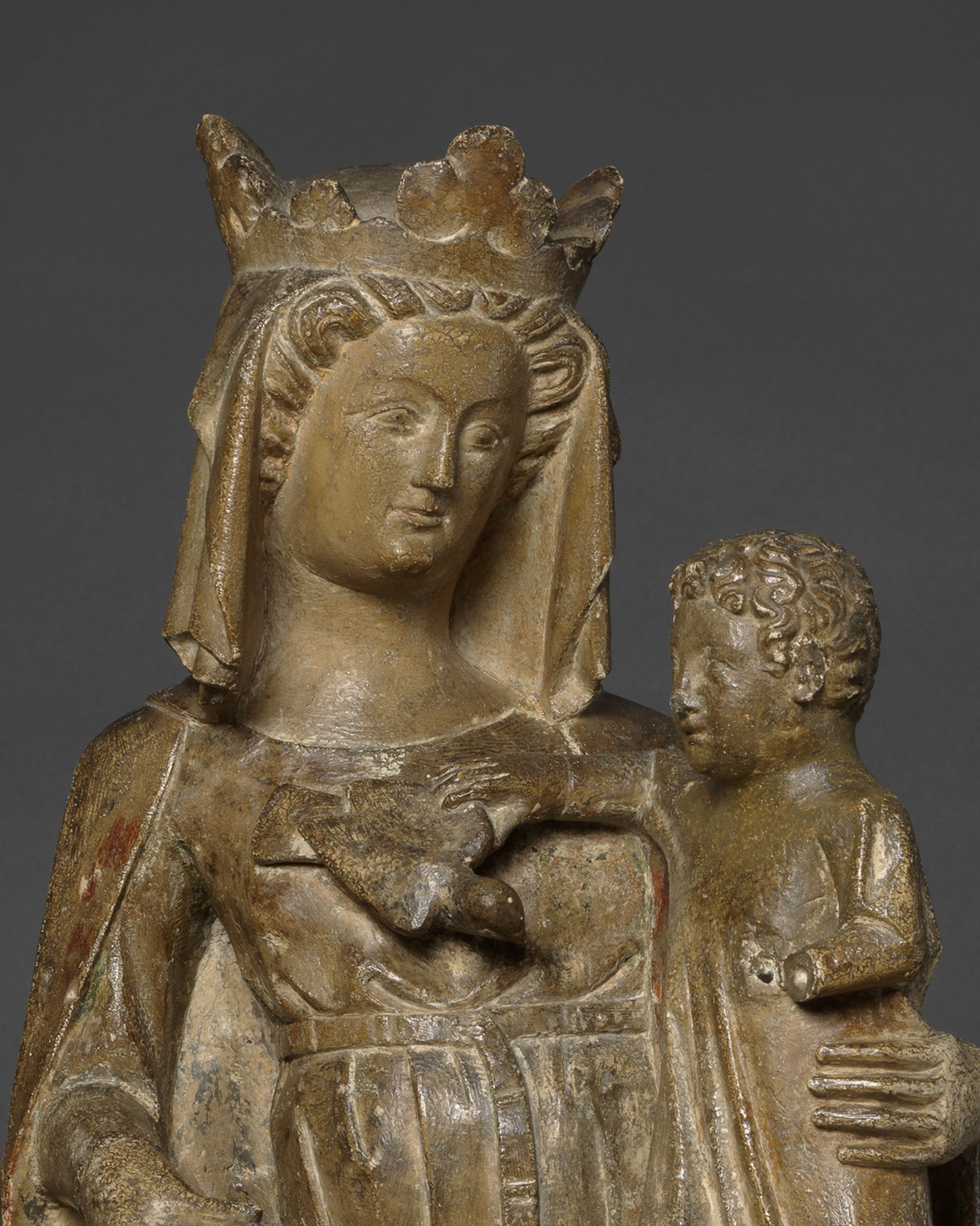 Enthroned Virgin and Child, France, Lorraine, c. 1330