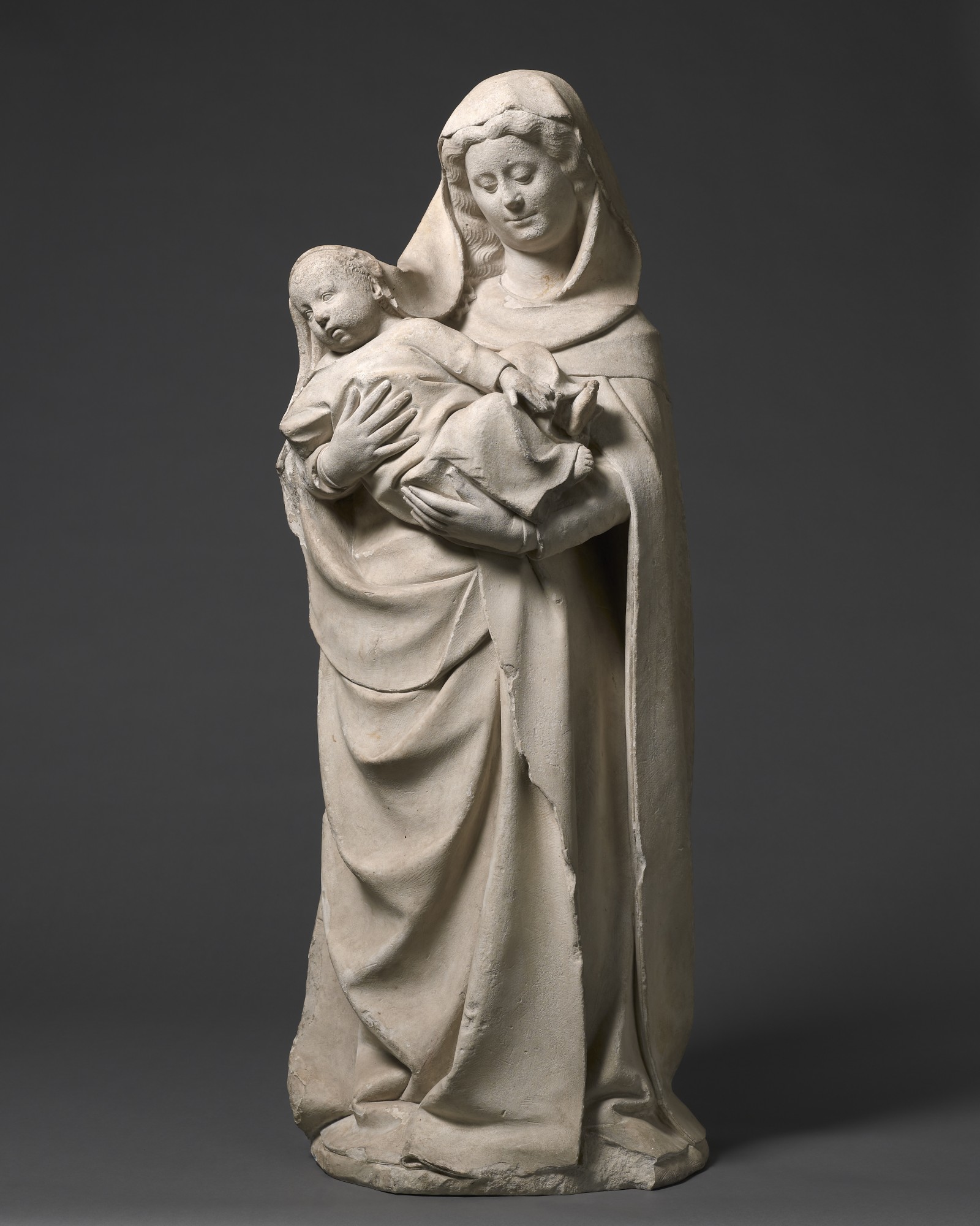 Vierge d’Intercession, Attributed to Jean de la Huerta (active 1431 –1462), France, Burg