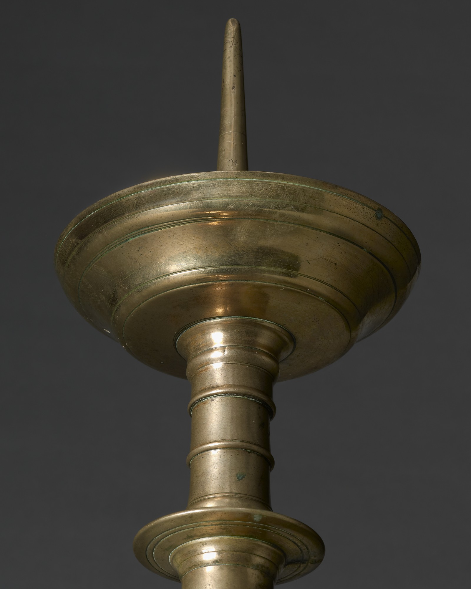 A Pair of Pricket Candlesticks, Flemish, c. 1500