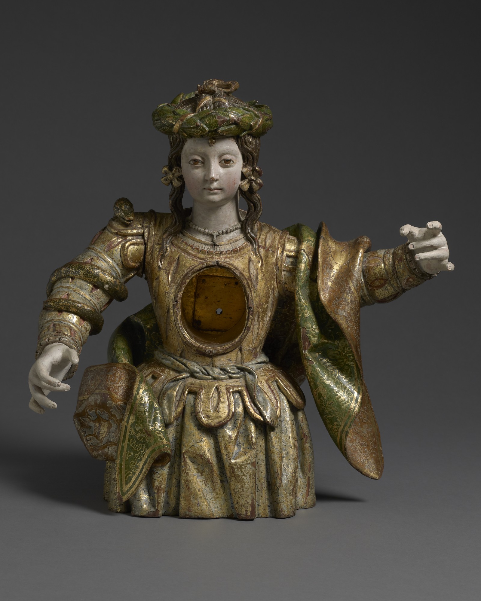 A Pair of ReliquariesSaints Thecla and Susanna, Spain, first half 16th century