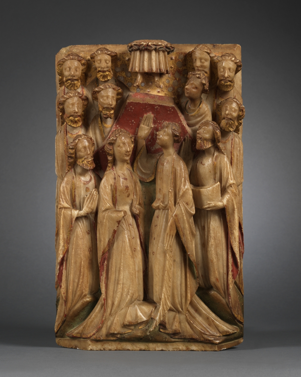 Relief with the Ascension of Christ, England, Nottingham, 15th century