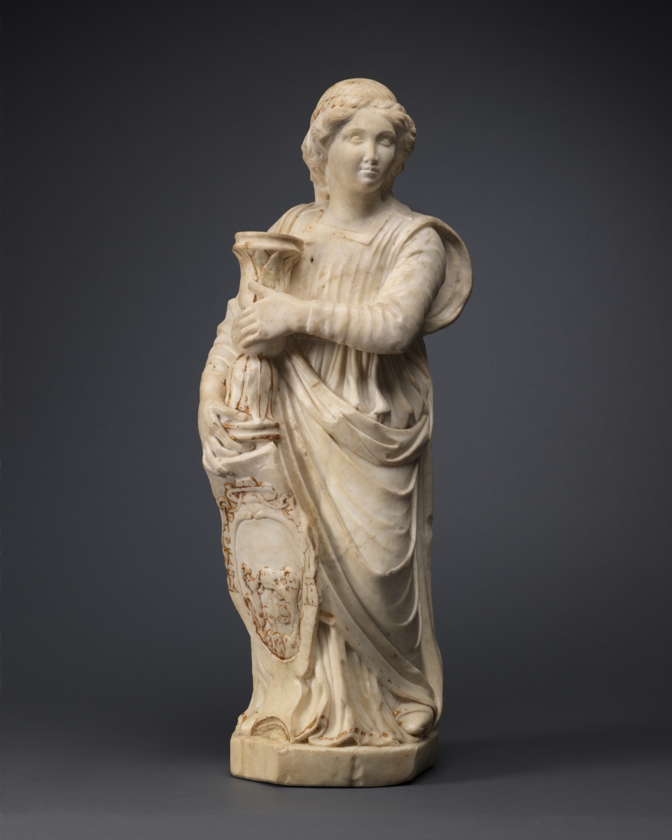 Angel Holding Candlestick, Circle of Domenico Gaggini (Bissone c. 1425 – 1492 Palmer