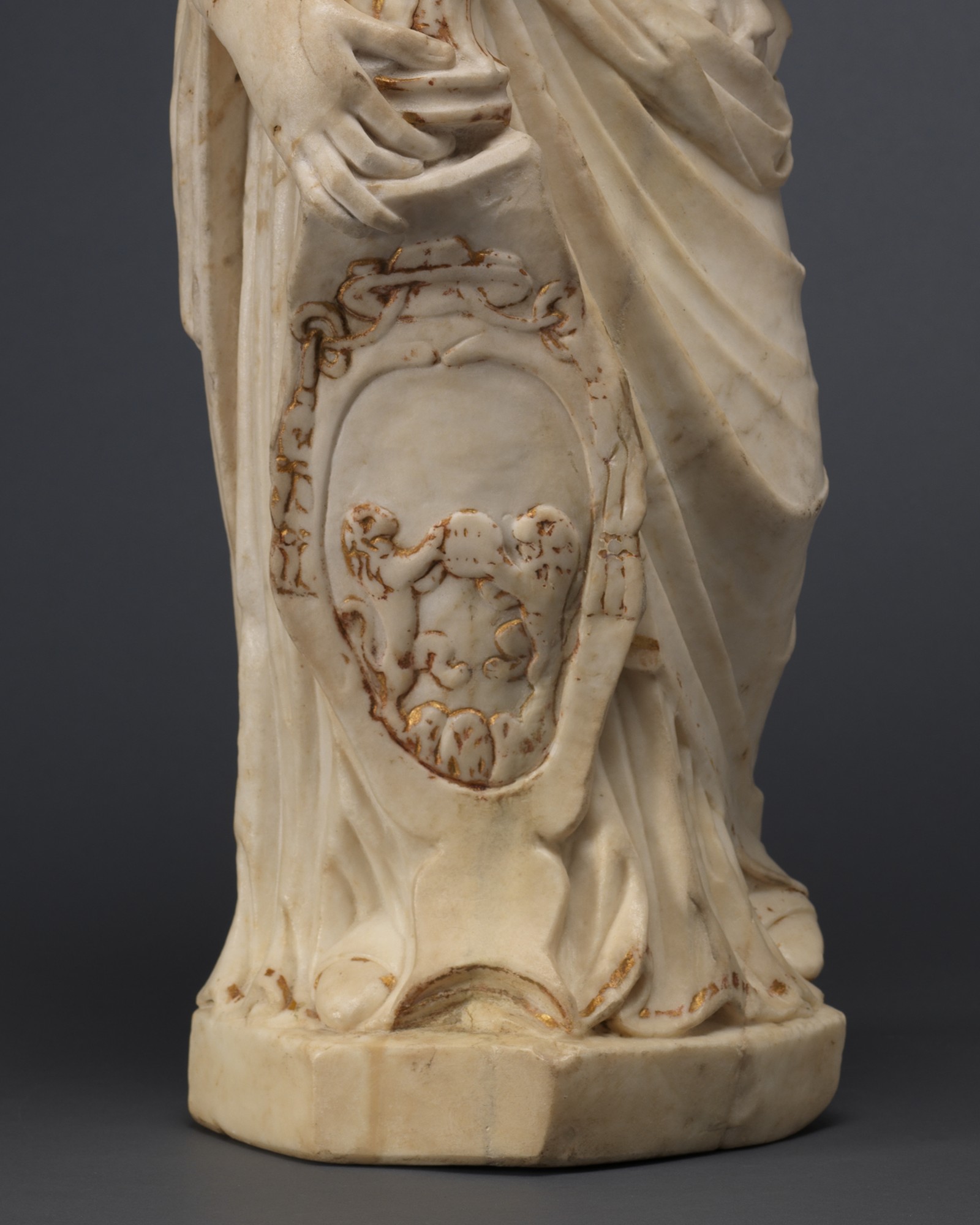 Angel Holding Candlestick, Circle of Domenico Gaggini (Bissone c. 1425 – 1492 Palmer