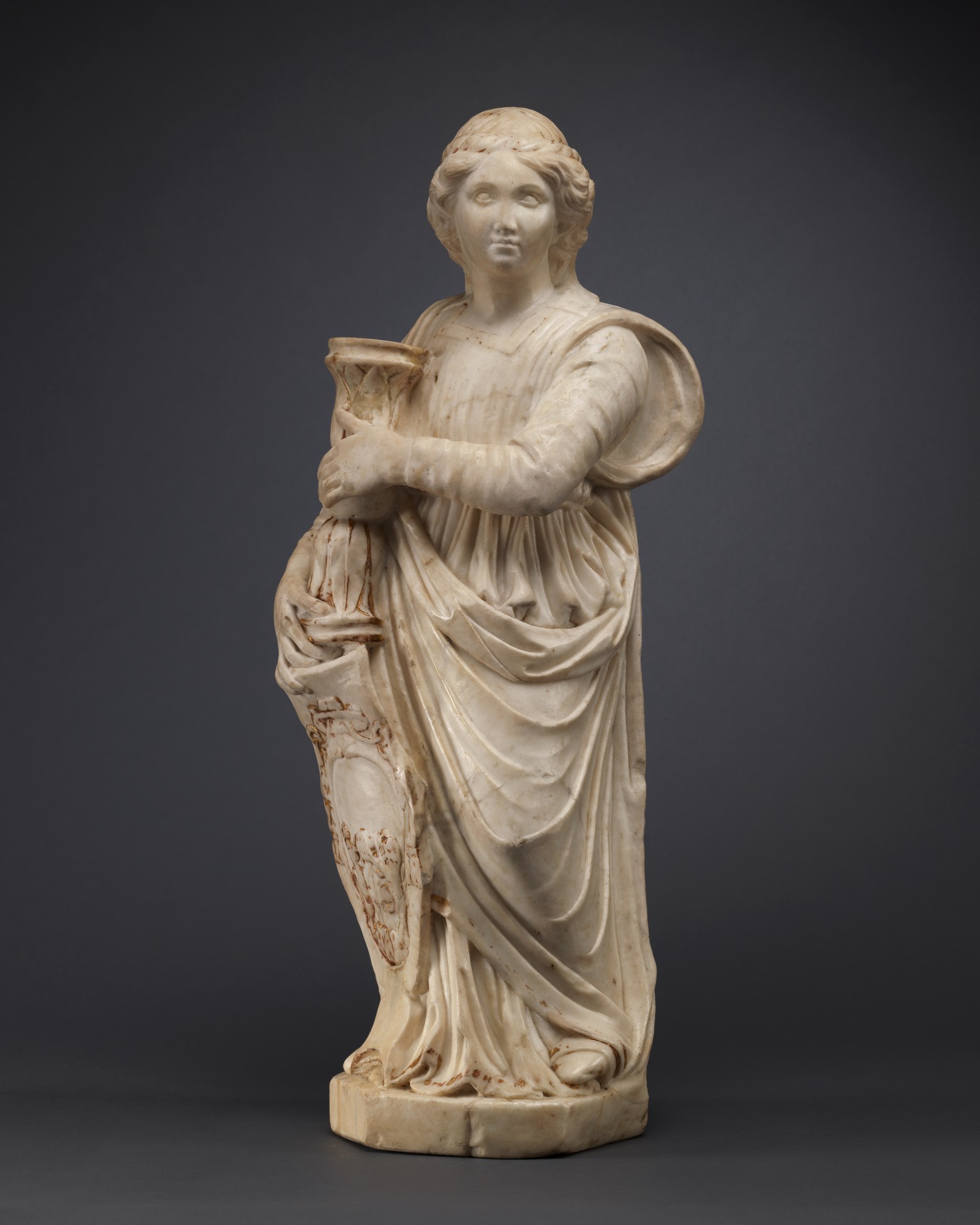 Angel Holding Candlestick, Circle of Domenico Gaggini (Bissone c. 1425 – 1492 Palmer