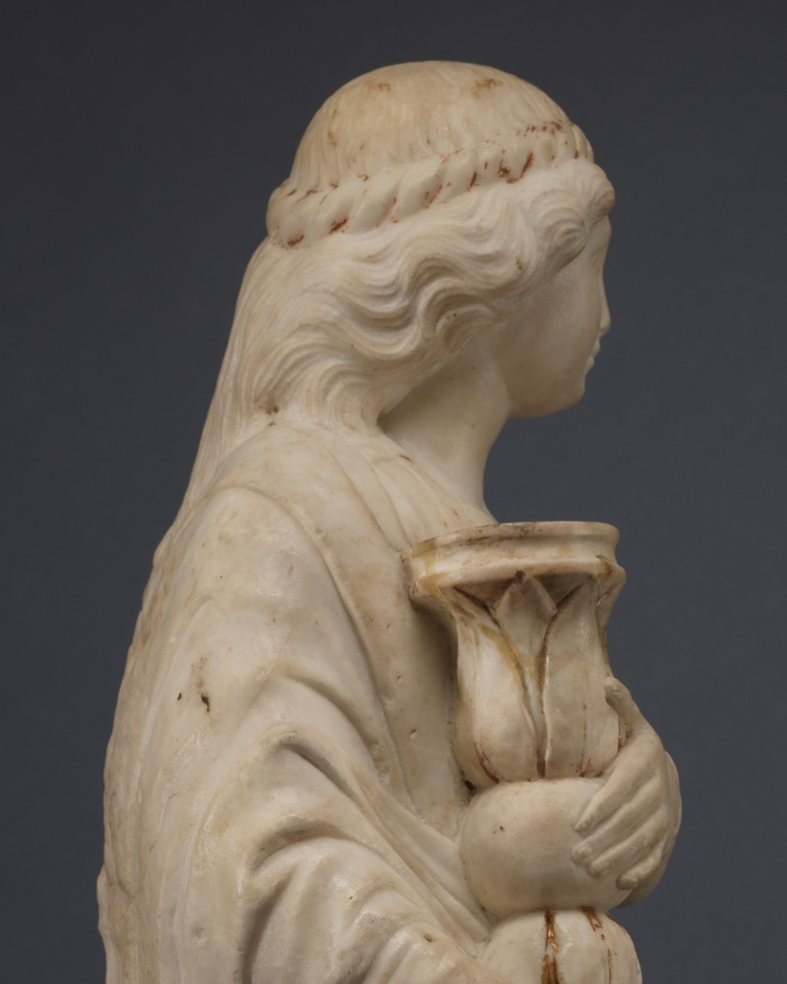 Angel Holding Candlestick, Circle of Domenico Gaggini (Bissone c. 1425 – 1492 Palmer