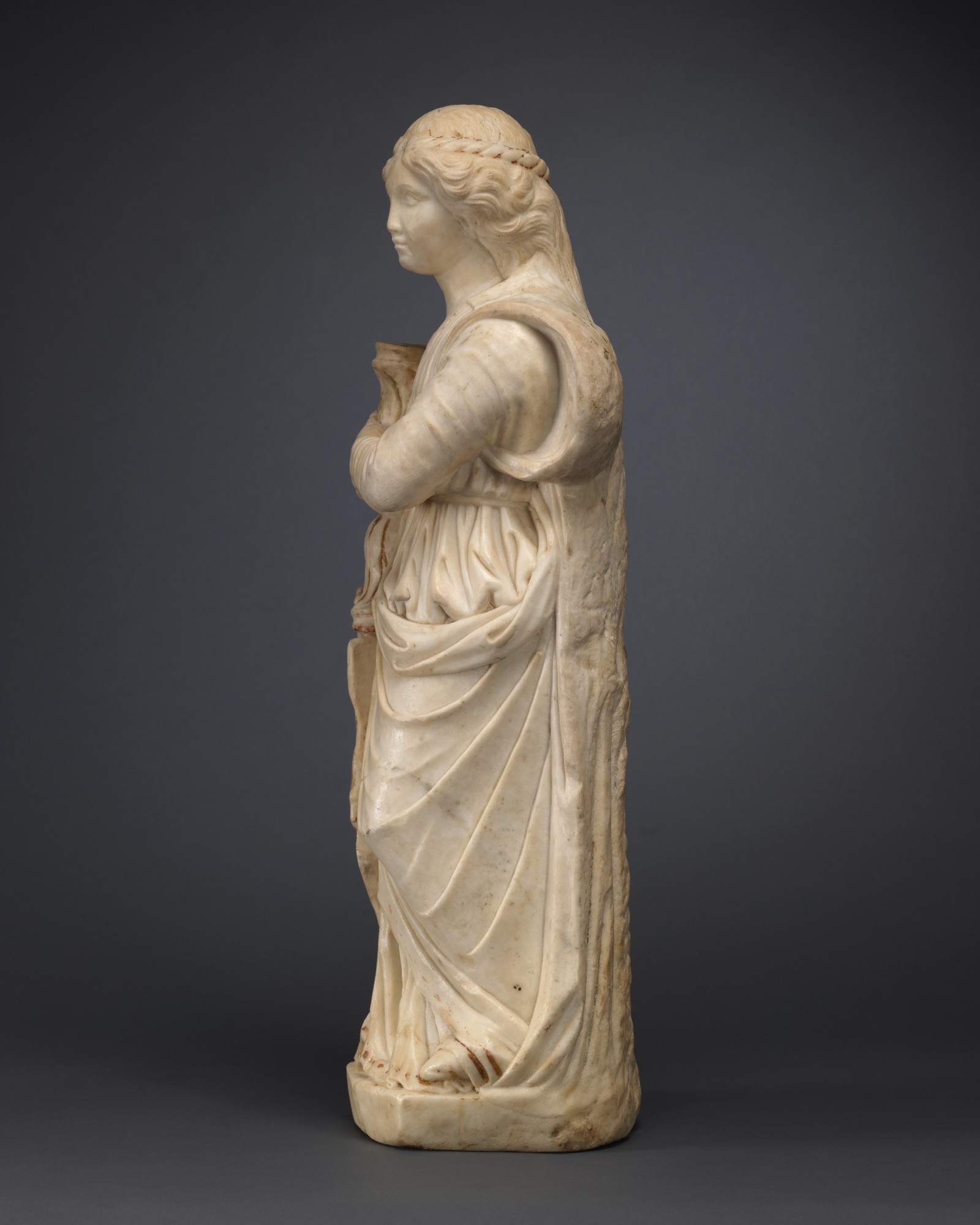 Angel Holding Candlestick, Circle of Domenico Gaggini (Bissone c. 1425 – 1492 Palmer