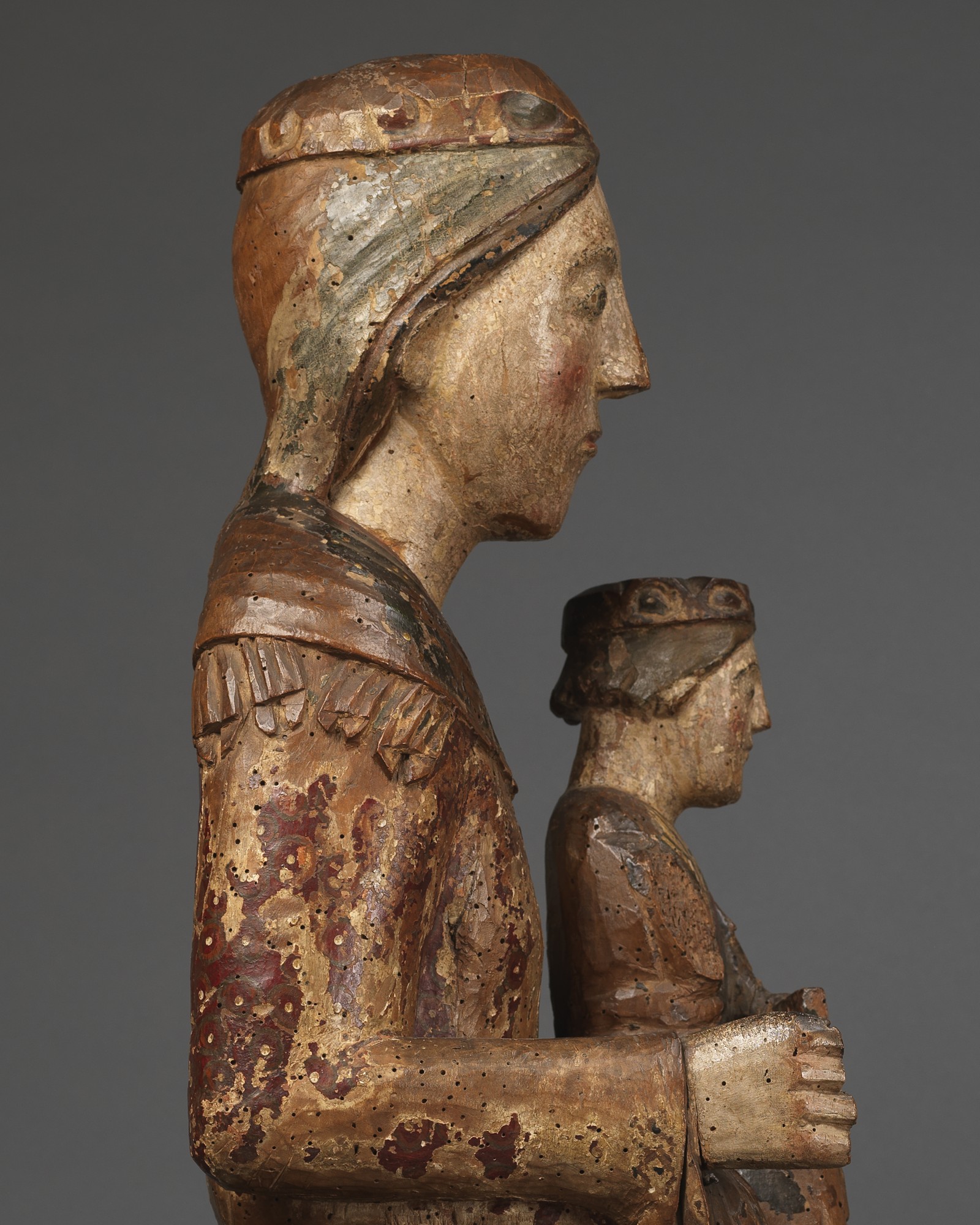 Enthroned Virgin and Child, Sedes Sapientiae, Eastern France, last quarter 12th century