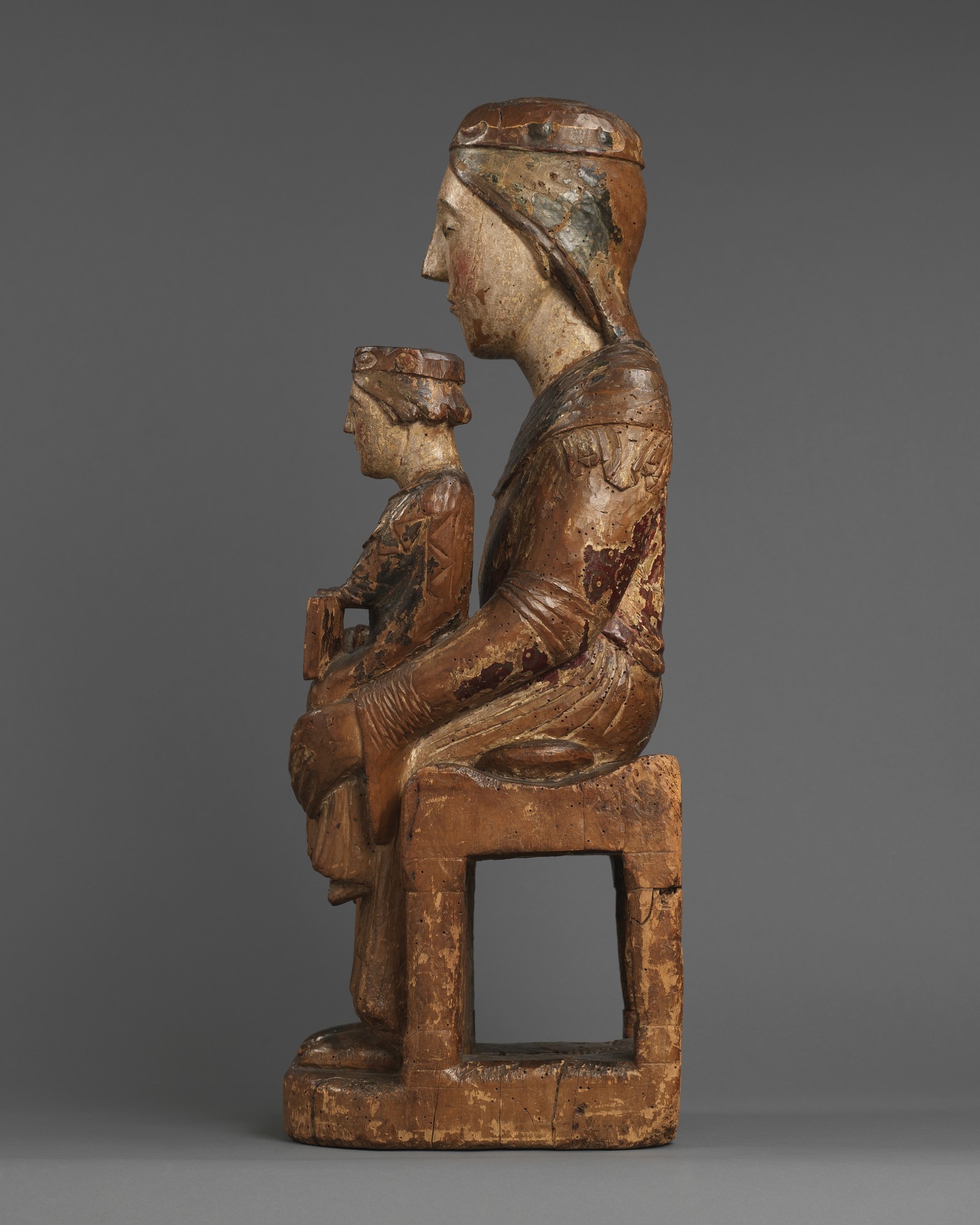 Enthroned Virgin and Child, Sedes Sapientiae, Eastern France, last quarter 12th century