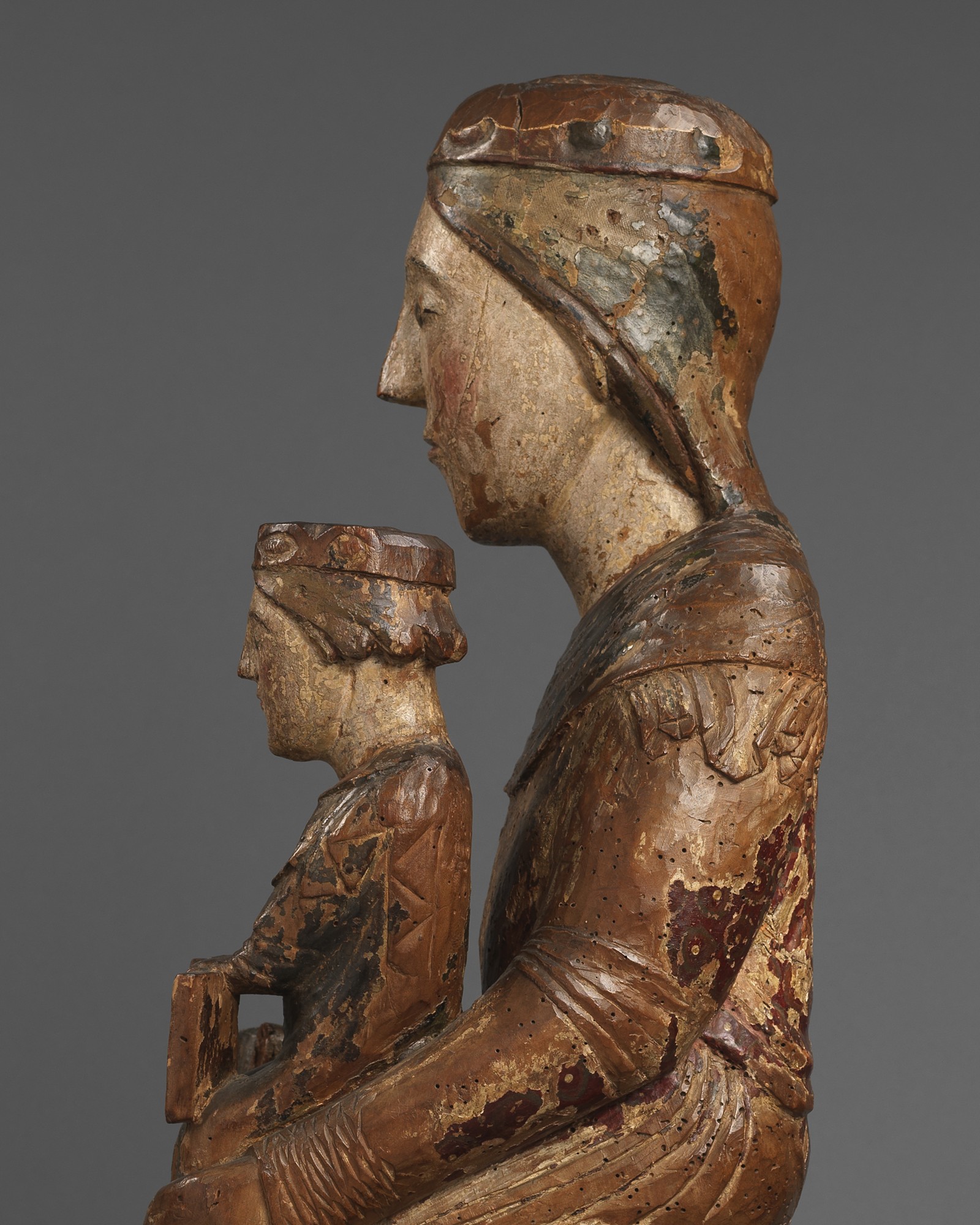 Enthroned Virgin and Child, Sedes Sapientiae, Eastern France, last quarter 12th century