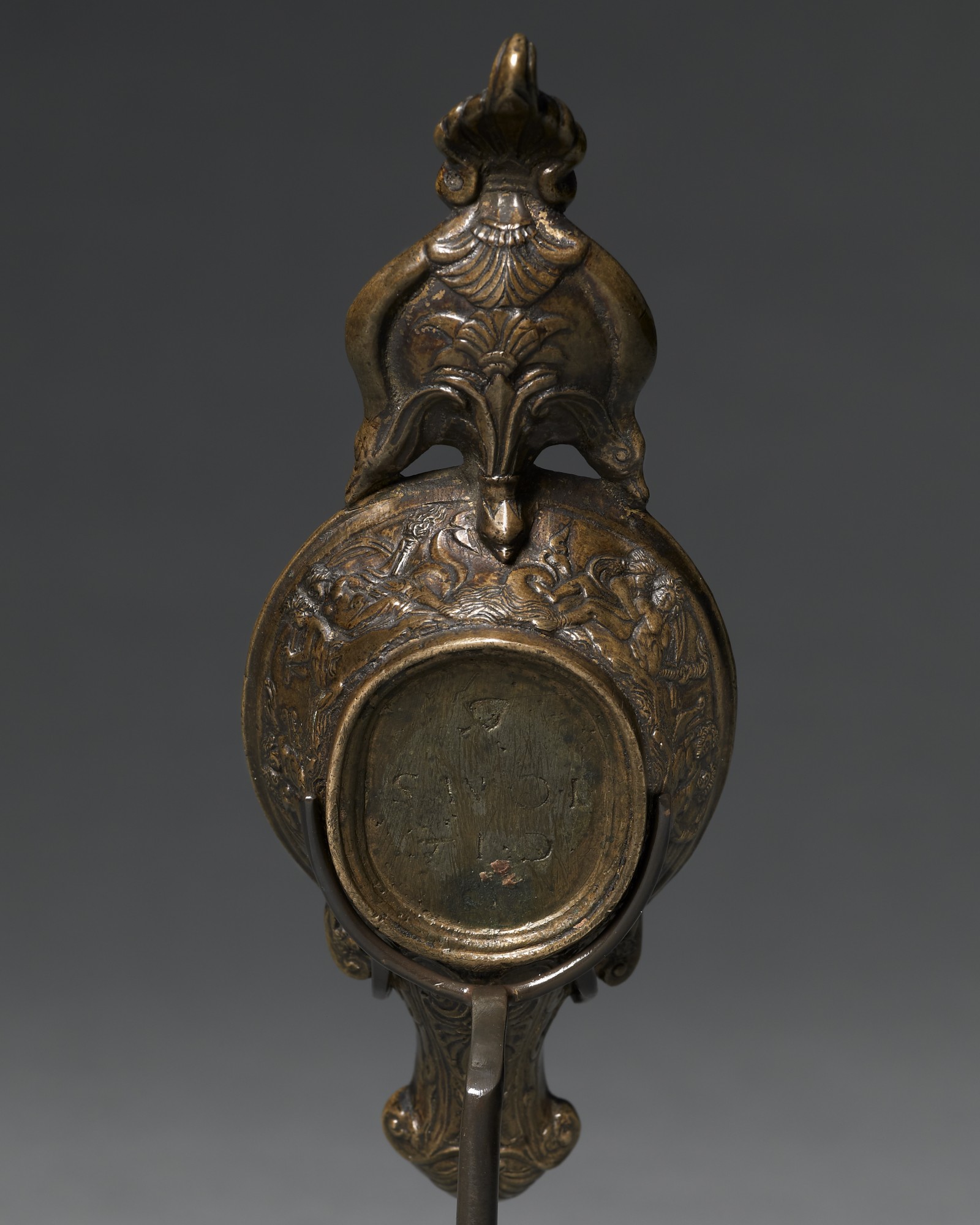 Oil LampThe Sacrifice to Priapus, Italy, Romano-Mantuan, before 1480