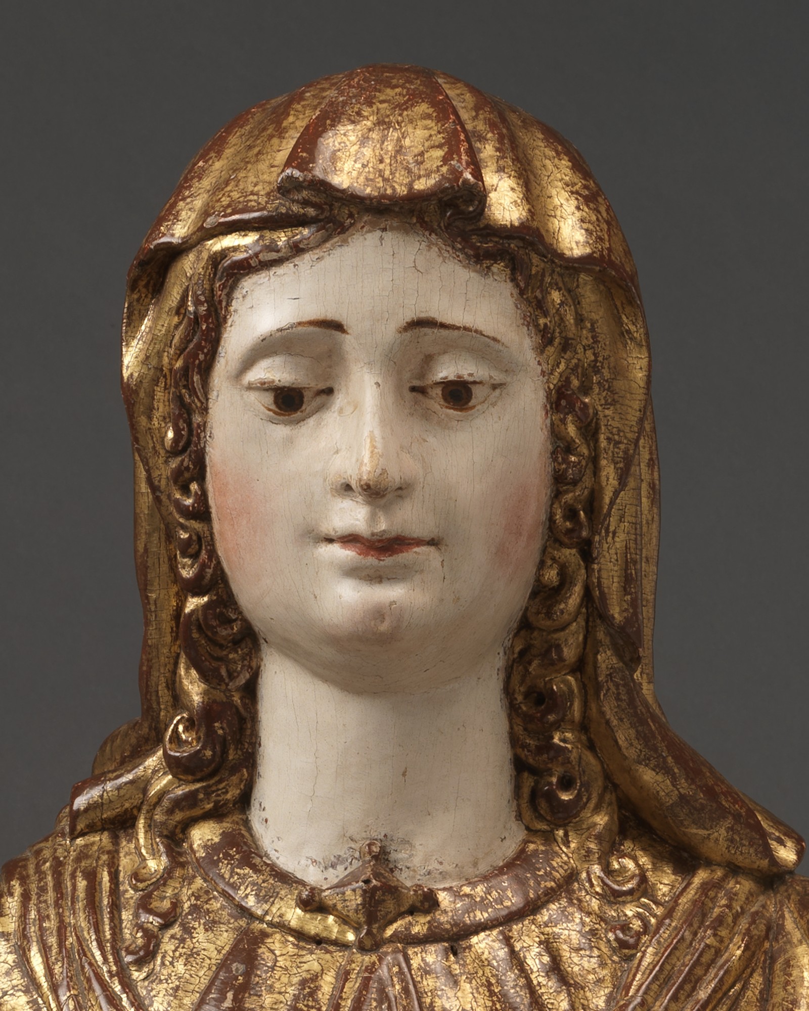 A Reliquary BustFemale Saint, Spain, Seville, first half 16th century